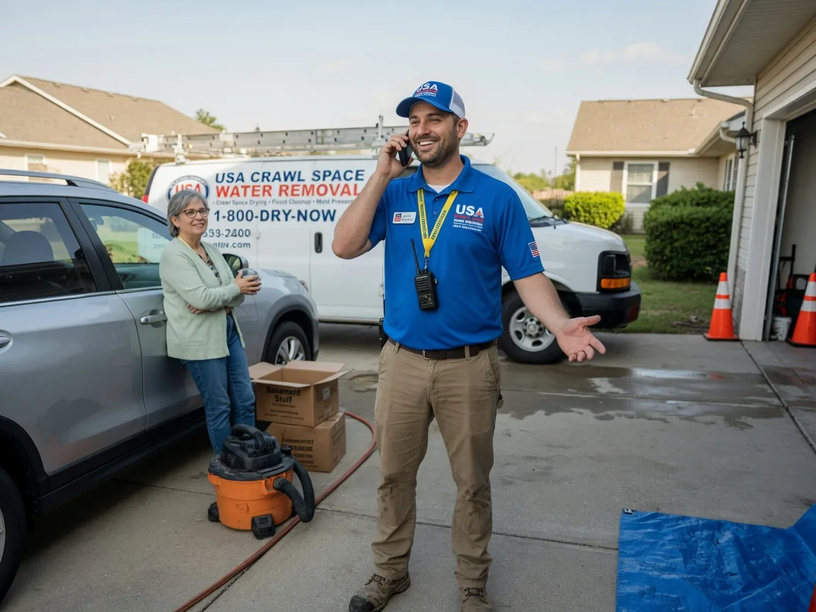 Crawl Space Water Removal Gans, OK FAQs